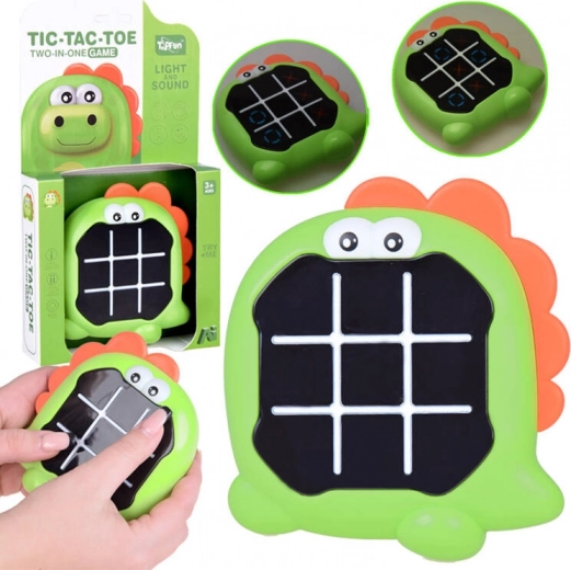 Gioco elettronico Dino 3 in 1 Tic-Tac-Toe