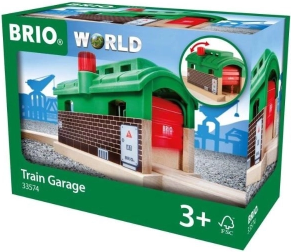Deposito ferroviario Brio World – garage per trenini