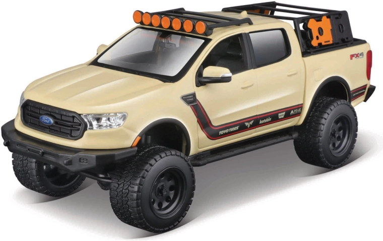 Maisto Ford Ranger 2019 off-road modello in metallo 1:27 color crema