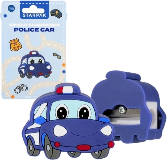 Temperamatite a forma di auto della polizia - 1 pezzo