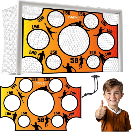 Telo bersaglio da allenamento Neo-Sport per porta da calcio 300 × 200 cm