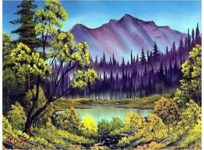 Norimpex pittura con diamanti Paesaggio 30 × 40 cm