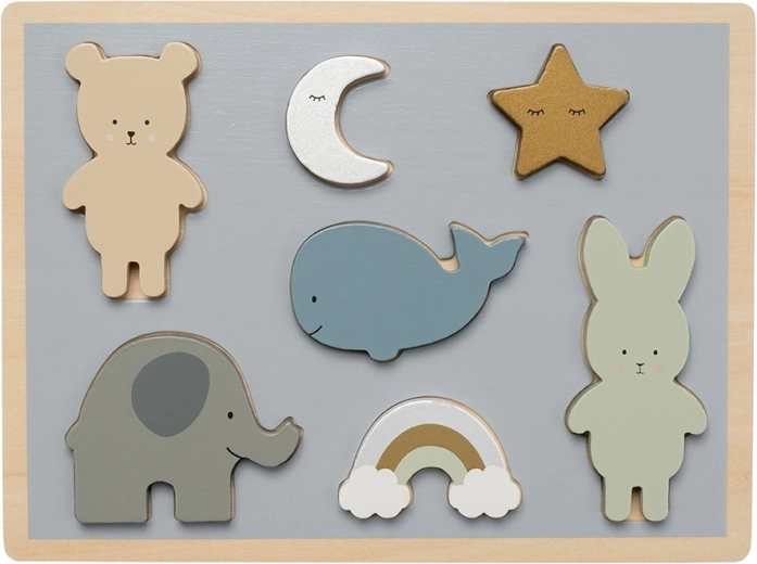 Jabadabado puzzle in legno a incastro orsetto