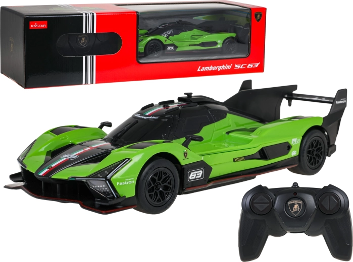 Auto Lamborghini SC63 LMDh R/C radiocomandata in scala 1:24