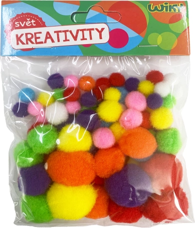 Mix Taglie Pom Pom, 80 pz