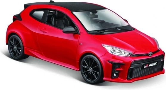 Modello di metallo Toyota Yaris 2021 rosso 1/24
