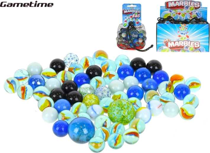 Biglie di vetro Gametime in rete 500 g