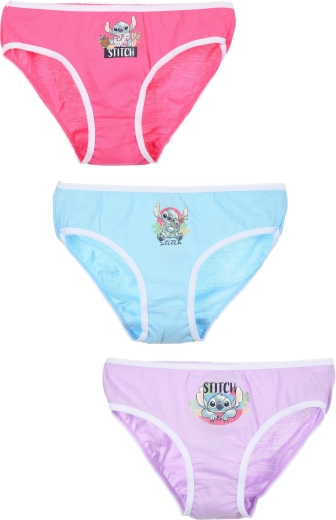 Set da 3 pezzi di mutandine da bambina Lilo & Stitch