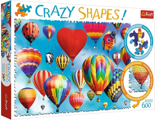 Puzzle 600 Crazy Shapes Palloncini Colorati
