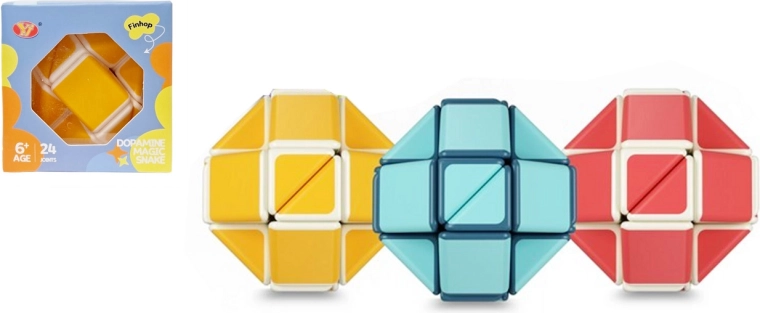 Puzzle logico colorato – rompicapo segmentato rotante