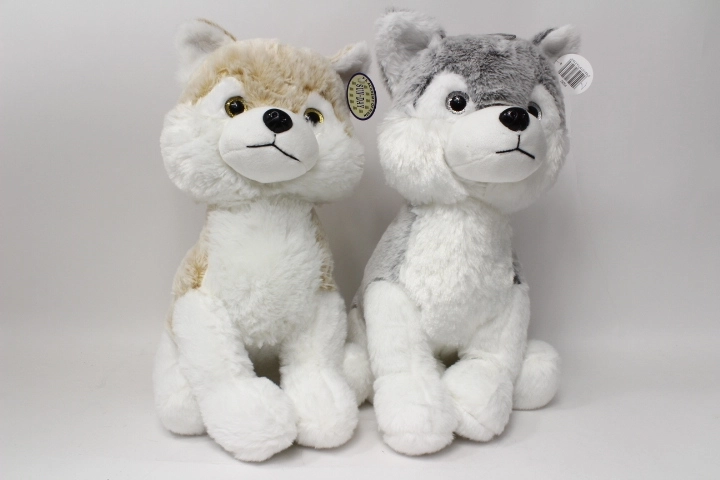 Cagnolino di peluche Husky 40 cm