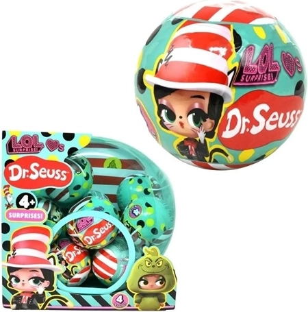 L.O.L. Surprise Loves Dr. Seuss Tots bambola da collezione in miniatura in capsula - 1 pezzo