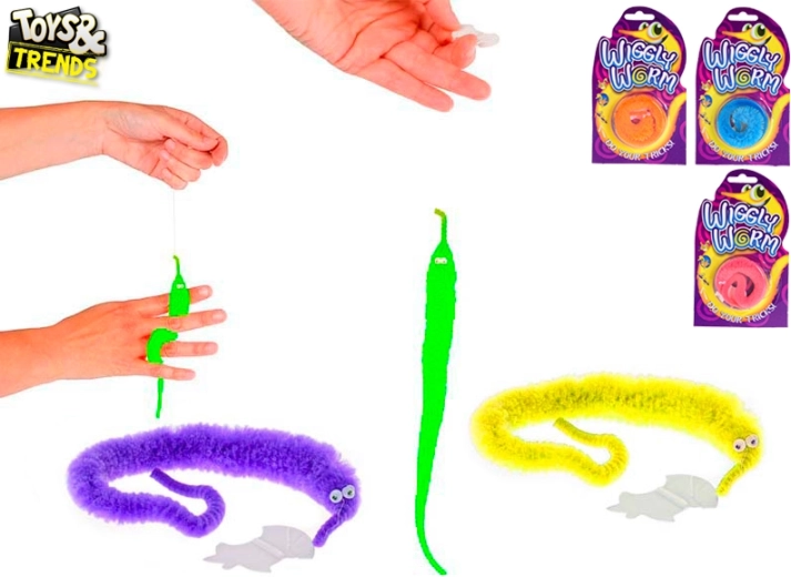 Bruco con filo 22 cm – giocattolo divertente per bambini