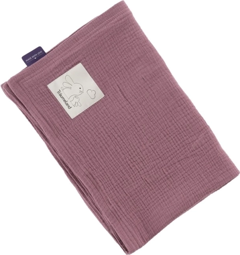 Coperta in mussola Träumeland pflaume 100 × 75 cm