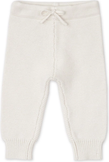 Lodger pantaloni in maglia caldi in lana merino cream, taglia 68