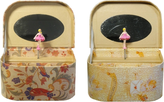 Scatola musicale portagioie per ragazze con melodia Per Elisa