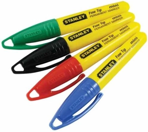 Pennarello mini permanente STANLEY – mix di colori