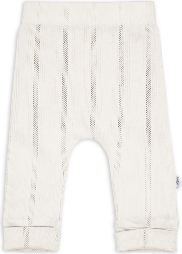 Pantaloni della tuta per neonati Lodger Pointelle color cream, taglia 68