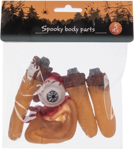 Decorazioni di Halloween in plastica (UH), set da 5 pz