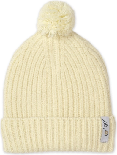 Cappellino Lodger in merino Butter con pon-pon (6–12 mesi)