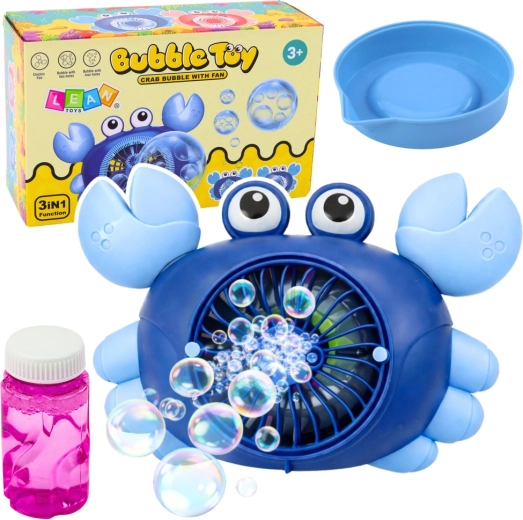 Macchinetta automatica a bolle 2-in-1 a forma di granchio per vasca e uso esterno