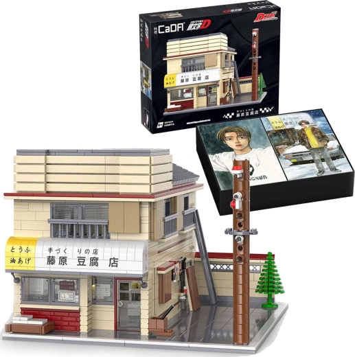 Set di costruzioni CaDA Initial D Fujiwara Tofu Store