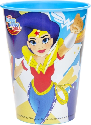 Super Hero Girls bicchiere per bere 260 ml - 1 pezzo