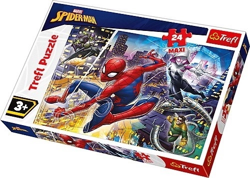 Puzzle maxi 24 pezzi – SPIDER‑MAN INTREPIDO