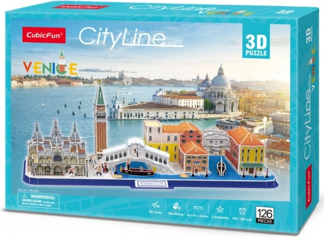 Puzzle 3D panorama Venezia - 126 pezzi