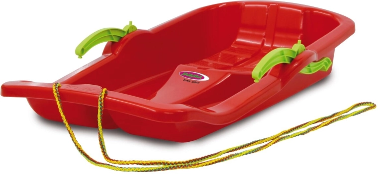 Slittino Snow Play Karol 80 cm rosso con freni - 1 pezzo
