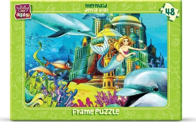 ART PUZZLE sirena – puzzle su tavoletta, 48 pezzi