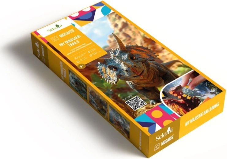 Mosaici Sekoia dinosauri – kit creativo per mosaico