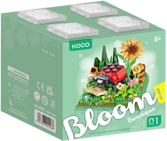 Costruzioni KOCO coccinella nel prato 659 pezzi - 1 pezzo