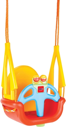Altalena per bambini JAMARA Grow with me 3 in 1 rosso-gialla
