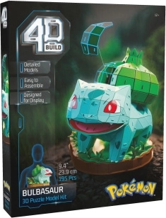 Pokémon 4D Build Bulbasaur: puzzle 3D