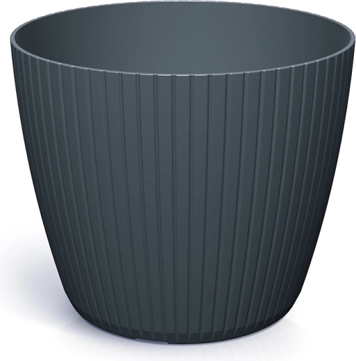 Vaso per piante in plastica Lamia 17,8 cm antracite