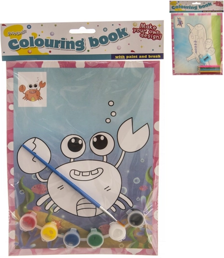 Album da colorare con set di colori 19 × 26 cm (4 pz)