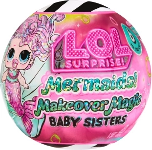 L.O.L. Surprise mermaids makeover magic baby sisters bambola che cambia colore