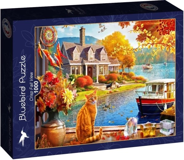 Puzzle Bluebird Vista autunnale fresca 1000 pezzi