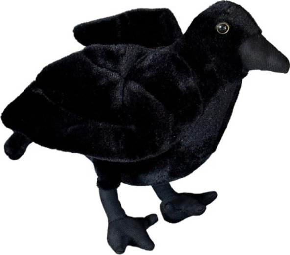 Corvo di peluche 25 cm - 1 pezzo