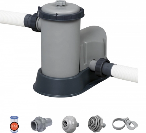Pompa filtro per piscina BESTWAY 5678 l/h + filtro di ricambio III