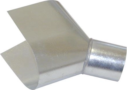 Imbuto per grondaia zincato 100 mm