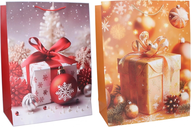 Busta regalo XL 55 × 40 × 15 cm Natale