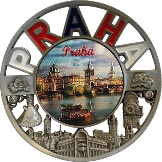 Magnete Praga – souvenir con foto al crepuscolo