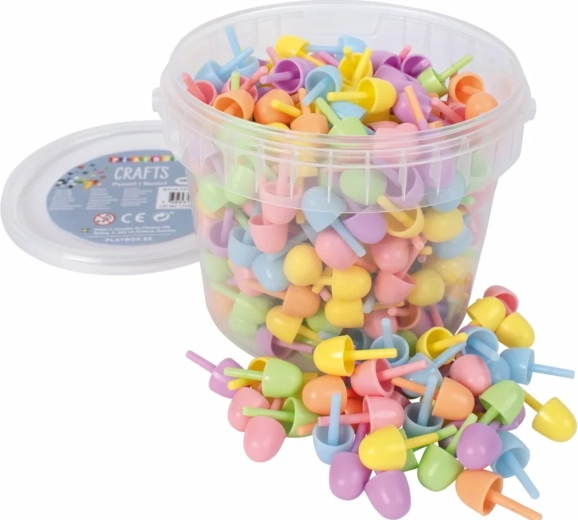 Playbox mosaico colorato a cappellini 350 pz