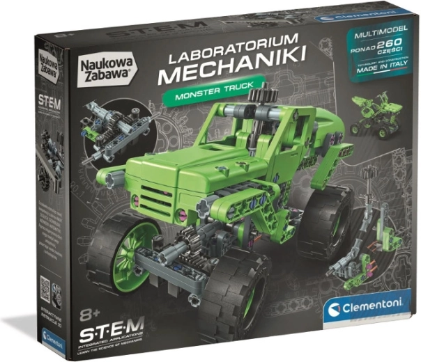 Laboratorio di meccanica – monster truck kit 2 in 1