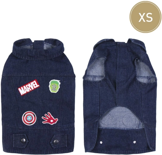 Vestito in denim per cane Marvel XS