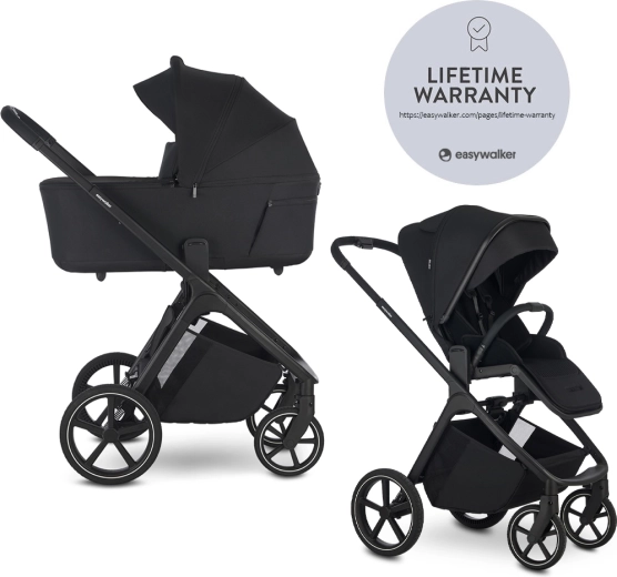 Passeggino combinato Easywalker Zoey Go Pure Black