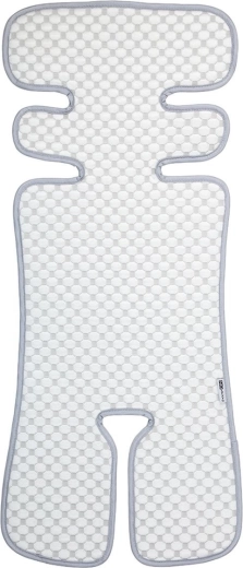 FreeON materassino universale per passeggino e seggiolino auto 3D Mesh grigio/bianco