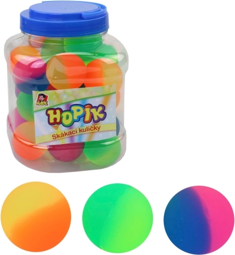 Pallina rimbalzante arcobaleno 45 mm
